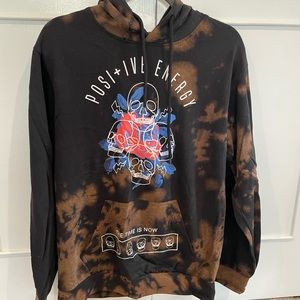 Chemistry Bleach Brown and Black Skull Sweatshirt
